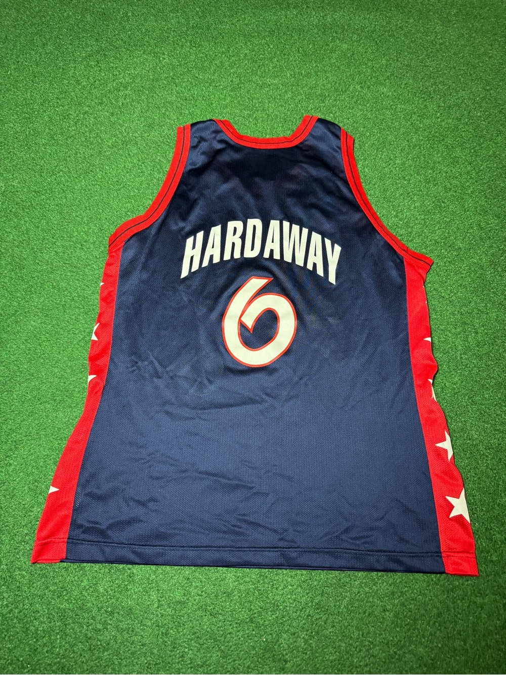 Vintage 90s Penny Hardaway USA Olympics Jersey, Champion NBA Dream Team XL